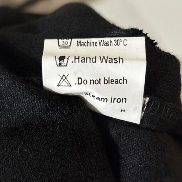 A ANRABESS Linen Blend Tie Back Jumpsuit Black XL - Picture 7 of 8